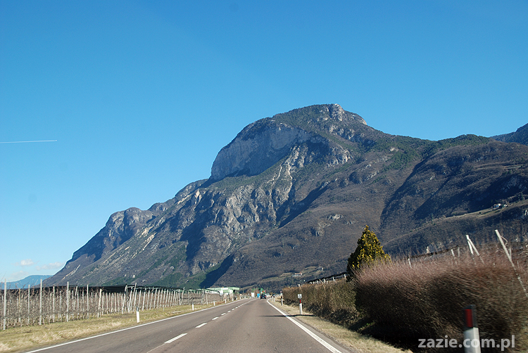 droga z Vason na Monte Bondone do Monachium
