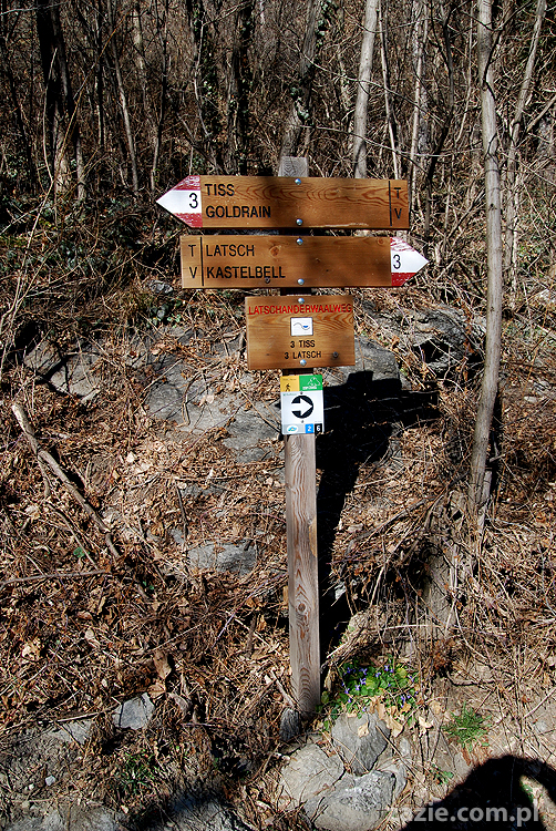 droga z Vason na Monte Bondone do Monachium