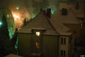 zima w mieście Breslau.