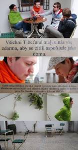 Vśichni Tibet’ane…jedza tu śniadanie