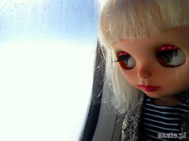 lalki Blythe dolls adventures flight plane