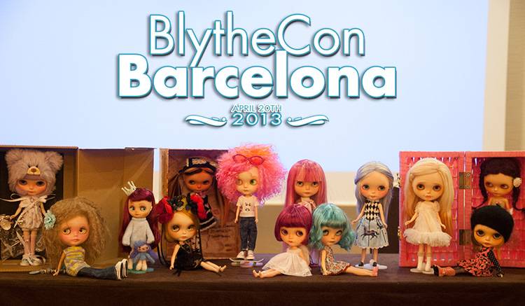 BlytheCon Barcelona april 2013, international Blythe doll convent, custom reroot ooak Blythe Takara Hasbro, sewing dress clothes for Blythe doll, BlytheCon in Spain Barcelona photo by Zazie Oh!Zazie