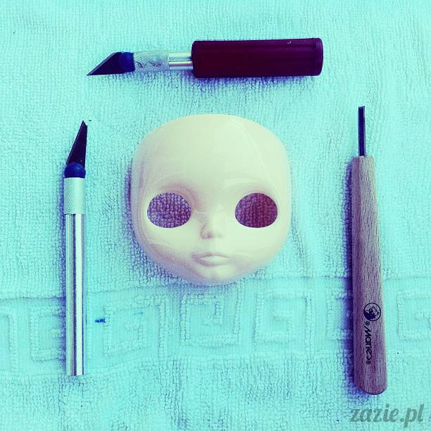 lalka blythe doll customization process ooak custom diy