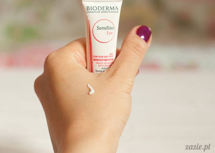 recenzje i testy kosmetyków, opinie o kosmetykach, Bioderma Sensibio Eye krem pod oczy