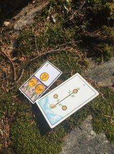 karta dnia: TRÓJKA DENARÓW (MONET, PENTAKLI)