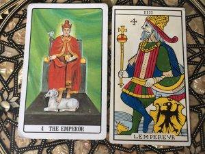 karta dnia: IIII (IV) CESARZ