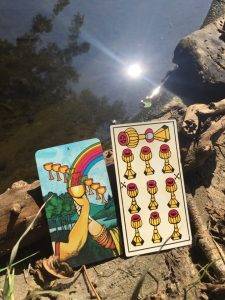 karta dnia:  DZIESIĄTKA KIELICHÓW / PUCHARÓW