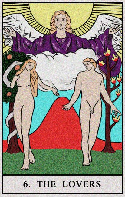 karta tarota KOCHANKOWIE